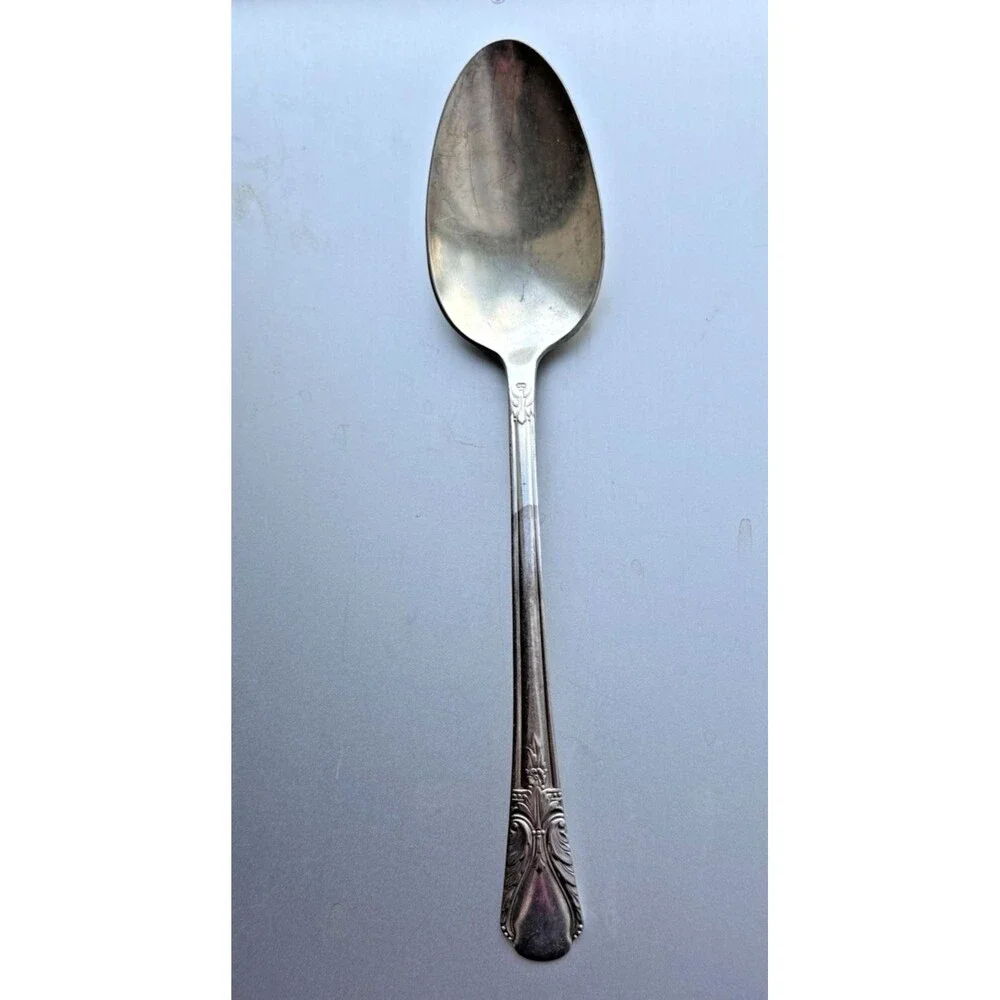 serving spoon wm rogers mfg silverware